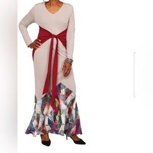 Sassy Jones Priyah Wrap dress. (New With Tag) Dress only not the necklace.